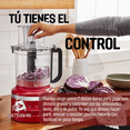 thumbnail image 3 of Procesador De Alimentos KithchenAid KFP0719L Empire Red  JUSTCLICK MX, 3 of 5