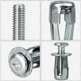 thumbnail image 3 of Expansion Screw Petal Nut, x 20 Petal Shape Metal Nut Jack Nuts Petal for Hollow Wall Iron Plastic Thin Metal Thin C, 3 of 7