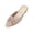 25# Khaki, variant on Closed Pointed Toe Mules Womens Flats Backless Loafers Shoes Khaki 38