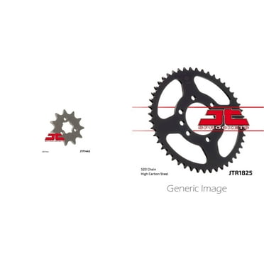 JT Front & Rear Steel Sprocket Kit for ATV/UTV SUZUKI LT250E 1985