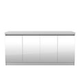 thumbnail image 2 of Viennese 62.99 in. 6-Shelf Buffet Cabinet with Mirrors, 2 of 2