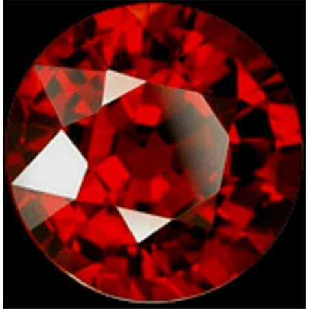 Si Ruby - Harry Chad Enterprises 7437 0.75 CT Round Cut Red Si Loose Ruby