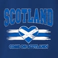 thumbnail image 3 of Wild Bobby Scotland Flag Heart Come On Scotland Graphic | Women's Novelty T-Shirt | Soccer Football Fan Game Day Gift for Her Unisex Men Tee, 3 of 5