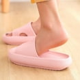thumbnail image 4 of Pillow Slippers for Women and Men, Soft Summer Cloud Sandals, Non Slip Quick Drying Shower Slides, Cushioned Thick Sole, Comfort Indoor and Outdoor Shoes, 4 of 10