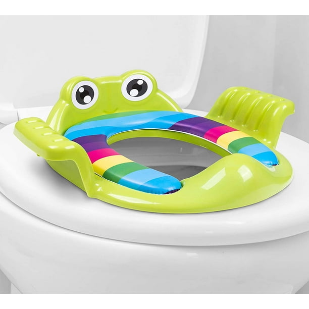 Siège de toilette universel pour enfant, compatible avec toutes les  toilettes – Pot d'apprentissage pour garçons et filles de 1 à 7 ans – Siège  de toilettes / siège d'entraînement (vert) 