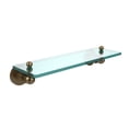 thumbnail image 4 of Allied Brass AP-1/16-BKM Astor Place 16 inch Glass Vanity Shelf with Beveled Edges, Matte Black, 4 of 6