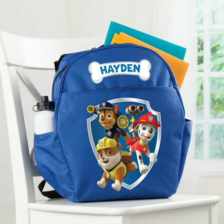 Paw patrol best sale backpack personalized