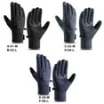 thumbnail image 3 of Qarigey 1 par de guantes de ciclismo para hombres y mujeres, manopla térmica impermeable para exteriores, manopla con cremallera, Protector calentador guantes y mitones Azul oscuro L Qarigey AP013273-06, 3 of 6