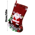 thumbnail image 6 of Xiwaer Christmas Atmosphere Decoration Santa Christmas Stocking Gift Bag Candy Bag B, 6 of 8