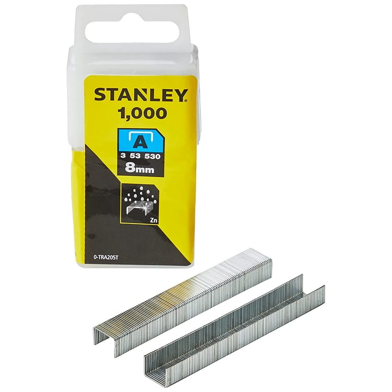 STANLEY - TRA2 Light-Duty Staple 8mm TRA205T (Pack 1000) | Tacker