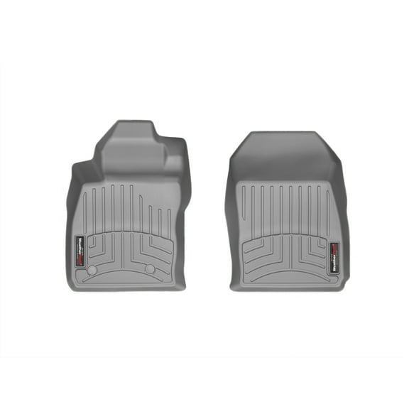 WeatherTech Custom Fit FloorLiners compatible with 2011-2013 Ford Fiesta - 1st Row (Driver & Passenger), Grey