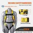 thumbnail image 4 of KFFKFF Safety Harness with Padding Full Body Harness & Quick Connect Buckles (S), 4 of 9