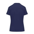 thumbnail image 3 of Natural Uniforms Womens Cool Stretch Modern Tuck-In Top Yoga Jogger Scrub Set with Regular and Petite Sizes (True Navy Blue, Small), 3 of 6