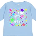 thumbnail image 4 of Inktastic 100 Days of School Pastel Stars Boys or Girls Long Sleeve Toddler T-Shirt, 4 of 5