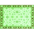 thumbnail image 1 of Ahgly Company Indoor Rectangle Oriental Green Traditional Area Rugs, 4' x 6', 1 of 4