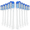 White, variant on 10 Pack Compatible with Oral-B Clic Toothbrush Ultimate Clean Replacement Brush Heads, for Oral-B Clic Toothbrush (Black, Medium)