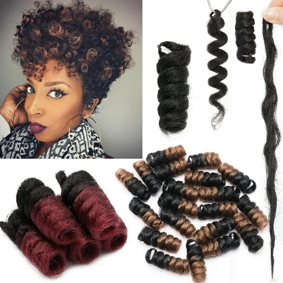Benehair Toni Curl Crochet Braids Hair Extensions Short Curly Hair For Black Women Ombre Twist Braiding 10 inch 20 Roots