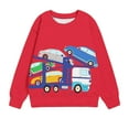 thumbnail image 4 of Mikilon 1-11 Years Old Kids Clothes Casual Long Sleeve Pullover Shirts Fall and Winter Comfortable Round Neck Printed Clothes, 4 of 4