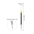 thumbnail image 2 of Uxcell Retractable Gel Pen Refills, 60 Pack Black Rollerball Gel Ink Pens Refills Set, 0.5mm Fine Point for Office Home, 2 of 7