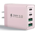 thumbnail image 2 of HSAPOW-USB C Charger Block, 40W 4-Port Fast Charging Block USB C Wall Charger Dual Port PD + QC Wall Plug Multiport Type C Block for iPhone 17 16 15 14 13 12 11 Pro Max XS XR 8, iPad, Samsung Phone, 2 of 2