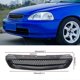 thumbnail image 4 of Car Carbon Fiber Mesh ABS Front Hood Grille Grill for 96-98 Honda Civic EJ/EK JDM Type R, 4 of 5