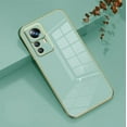 thumbnail image 2 of Compatible with Xiaomi 12T Pro Case Silicone Shockproof Xiaomi 12T Pro Phone Case Anti-Scratch Ultra Thin Plating TPU Cases (Xiaomi 12T Pro, Green), 2 of 13