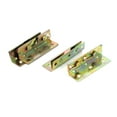 thumbnail image 4 of Uxcell Furniture Wood Bed Fitting Yellow Zinc Plated Snap Connectors Rail Bracket 2 Pairs, 4 of 4