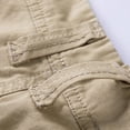 thumbnail image 4 of cllios Cargo Shorts for Men Summer Comfortable Work Shorts Lightweight Athletic Shorts with Multi Pockets Fathers Day Gift Ideas Khaki,34, 4 of 8