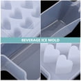 thumbnail image 2 of 1pc 21 agujeros bandeja para el corazón de moho de hielo de silicona con caja 1pc y 1pc pala de hielo (color), 2 of 6
