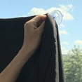 thumbnail image 4 of Sun Zero Lights Out Portable Travel 100% Blackout Suction Cup Curtain Panel, 50"X78", Black, 4 of 11