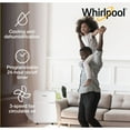 thumbnail image 5 of Whirlpool 6,500 BTU (10,000 BTU ASHRAE) 275 Sq ft 115V Portable Air Conditioner, White, WHAP101BWC, 5 of 8