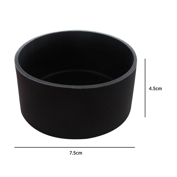 Funda protectora inferior de silicona antideslizante para botella de agua (negro) Hugtrwg Para Estrenar