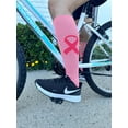 thumbnail image 4 of Couver Unisex Knee High Sports Athletic Baseball Softball Socks, Light Pink w/ Ribbon, Large, 1 Pair, 4 of 7