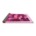 thumbnail image 2 of Ahgly Company Indoor Square Abstract Pink Contemporary Area Rugs, 3' Square, 2 of 4