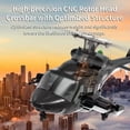 thumbnail image 3 of F02S 8CH GPS RC Helicopter for Adults, 1/34 Scale Air-Wolf Replica Dual Brushless Remote Control Helicopter with Telemetry Transmitter, Metal Servo, Auto-Return & Optical Flow Radar for Hobbyist, 3 of 7