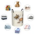 thumbnail image 6 of Haiem Brown Cat Cartoon Laundry Basket, Laundry Hamper, Collapsible Laundry Baskets, Dirty Clothes Hamper, Waterproof with Handles for College Dorm, Family-Medium, 6 of 8