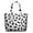 Hand-drawn, variant on Dog Print Travel Tote Bag, Cute Canine Pattern Duffel for Women, Lightweight Carry-on for Weekend Getaways