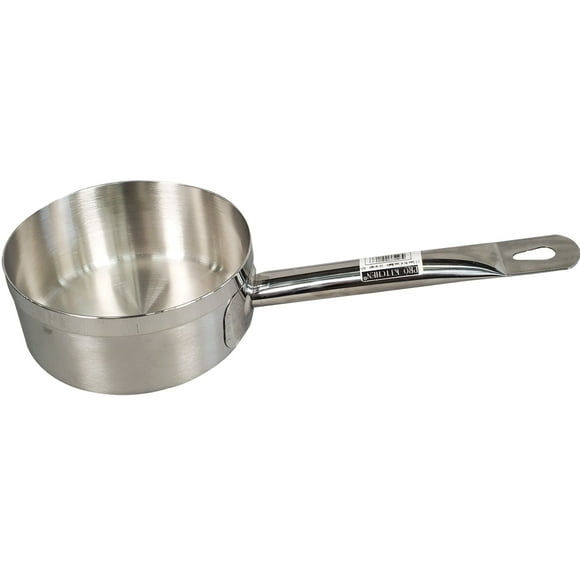 Generic - Pro-Kitchen - 18x7cm Sauce Pan & Lid SS - Long Handle - single piece - perfect for a variety of culinary tasks (1ct)