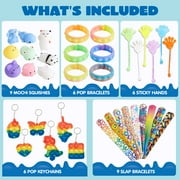 Joyfy 60 Pcs Party Favors, Popular Fidget Toys Birthday Goodie Bags Fillers for Kids Pinata Stuffers
