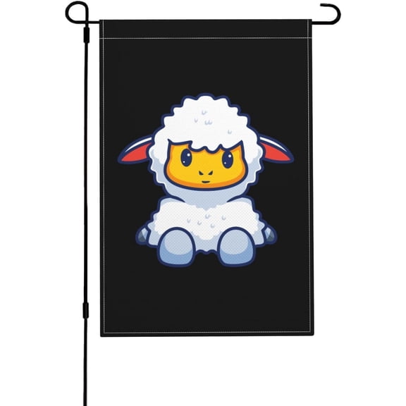 Sheep Garden Flag 12x18 Inch Double Sided Welcome Spring Summer Outdoor Patio Lawn Seasonal Decorative Flag