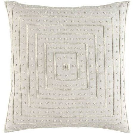 Gisele Gray 22 Inch Pillow Cover Gisele Gray 22 Inch Pillow Cover
