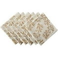 thumbnail image 1 of Metallic Holly Leaves Napkin Set of 6, 1 of 1