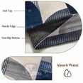 thumbnail image 6 of 2'x6' Rug Runners for Hallways Kitchen, Boho Navy Blue Non Slip Entryway Beside Floor Carpet Runner, Modern Geometric Abstract Art Washable Laundry Room Bedroom Throw Rugs Mat for Family Pet, 6 of 8