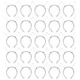 thumbnail image 2 of WEUVEB Hair Charms Headband for Women, Black Plastic Hair Accessories Kit, 12 Pieces for Party and Everyday Style, 2 of 8