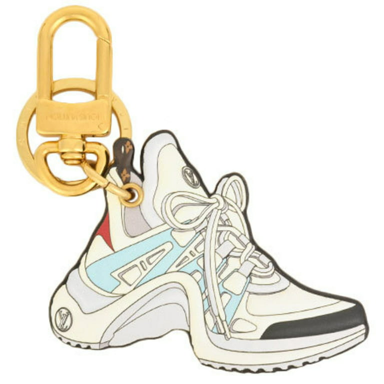 Louis Vuitton Blue/White Leather Archlight Sneaker Key Chain and Bag Charm