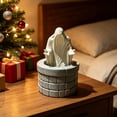 thumbnail image 3 of Diceymbol Halloween Ghost in Stone Well Figurine Mini Spooky Tabletop Decoration for Mantel Shelf Party Decor 6 Inch, 3 of 8