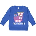 thumbnail image 2 of Inktastic 2nd Birthday Cute Train I'm Two Toddler Sweatshirt, 2 of 4