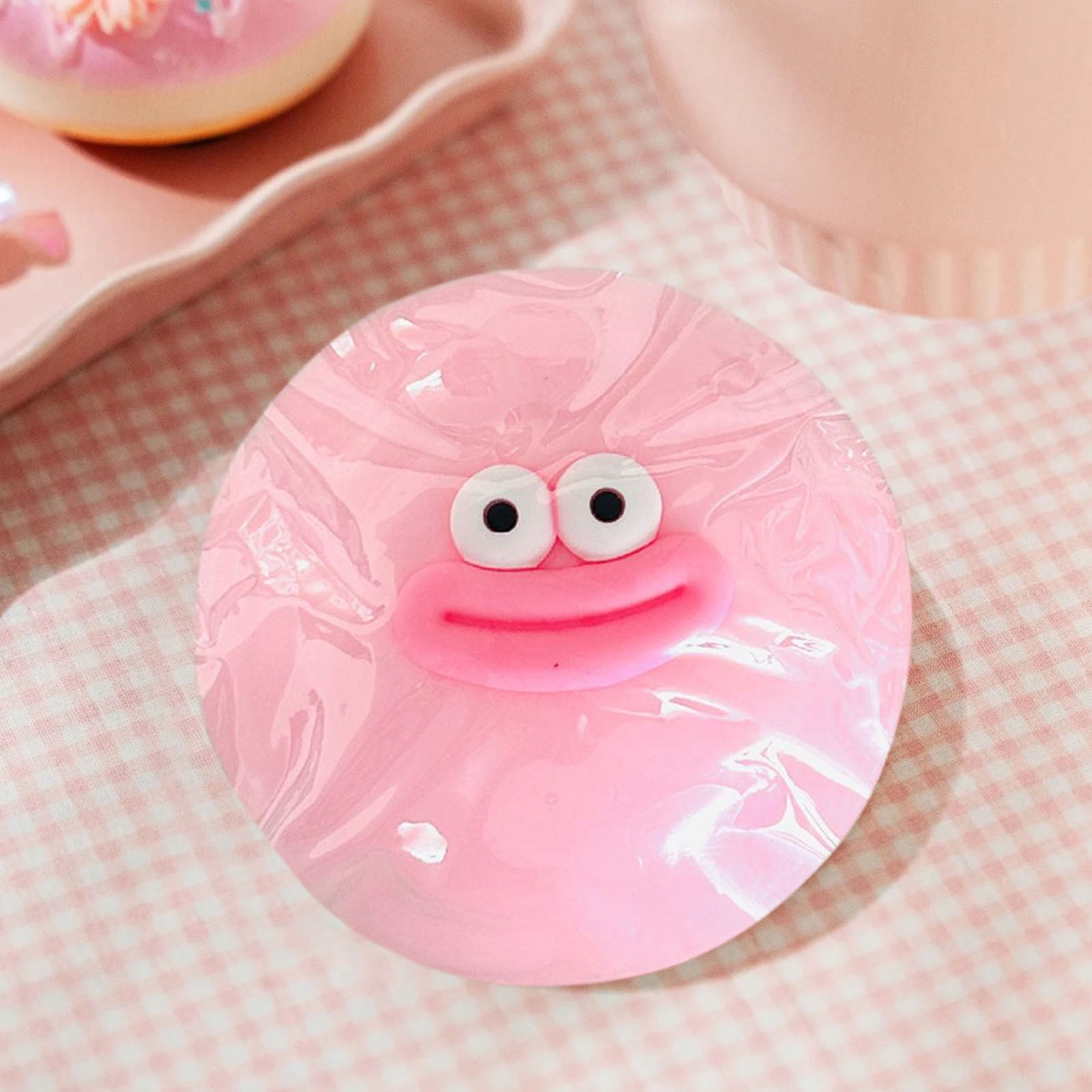 Cute Squeeze Fidget Toys for Teens & Adults, Giant Stress Ball with Big Eyes & Sausage Lips, Funny Prank Gifts, Party Supplies, Game Prizes