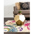 thumbnail image 4 of Rugs.com Hyacinth Collection Rug – 6' x 9' Cream Medium Rug Perfect For Bedrooms, Dining Rooms, Living Rooms, 4 of 9