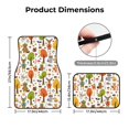 thumbnail image 5 of Naloa Animals Forest Car Foot Mat Set of 4 Pieces - Universal Floor Liner Neoprene Full Set Floor Mats for Cars Trucks SUV, 5 of 7